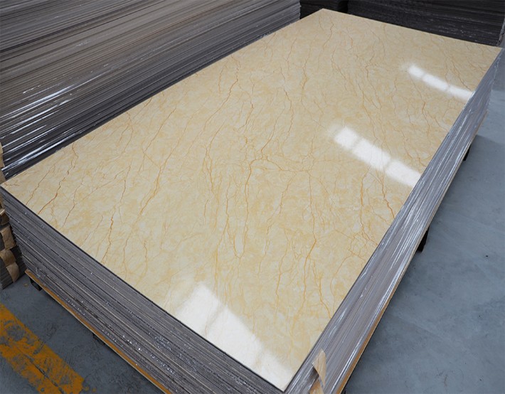 PVC UV Marble Sheet 1220x2800mm Interior Wall Decotion Waterproof