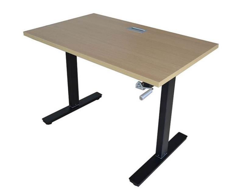 Ручная рукоятка Регулируемый стоячий стол подъемник компьютерный стол