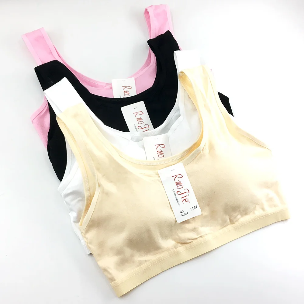 Быстрая доставка, нижнее белье для молодых девушек, бюстгальтер с мягкими широкими бретельками, мягкий бюстгальтер для девушек одного размера