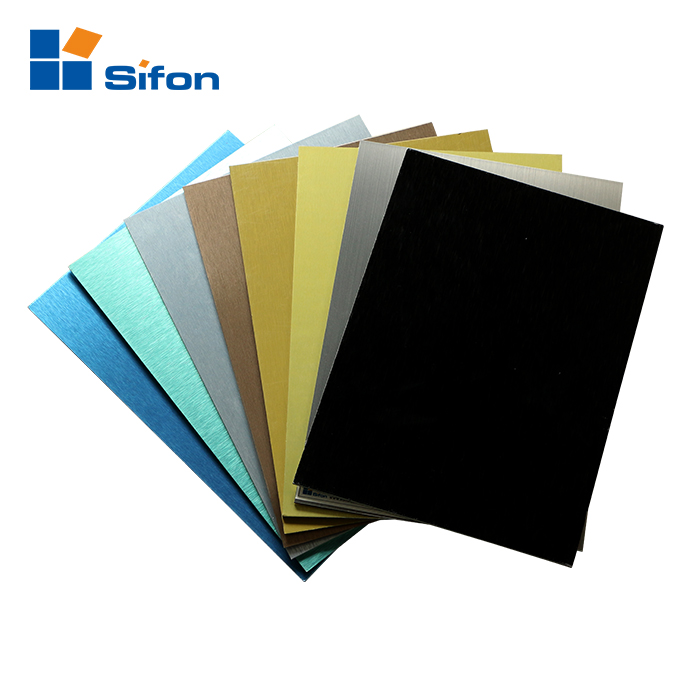 Auland ACM material class fireproof brushed aluminum composite panel