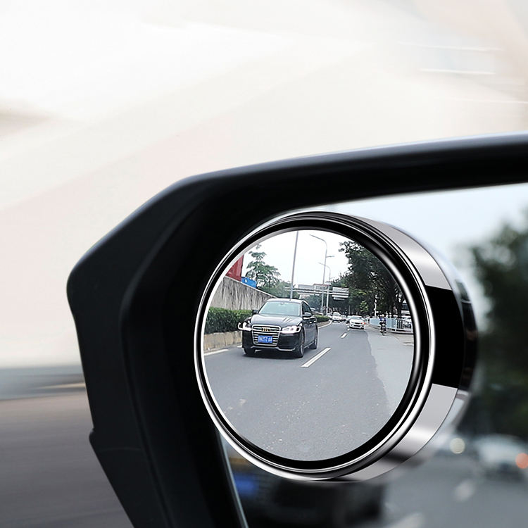 2PCS Universal Adjustable Car Blind Spot Side Rear View Rimless Glass Mirror GL