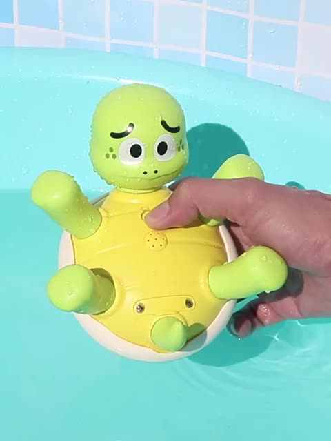 3 Tortugas Mecánicas De Baño NIWWIN | Juguetes De Cuerda Para Nadar En Piscina Y Bañera | Plástico ABS No Tóxico | Para Niños +3 Años
