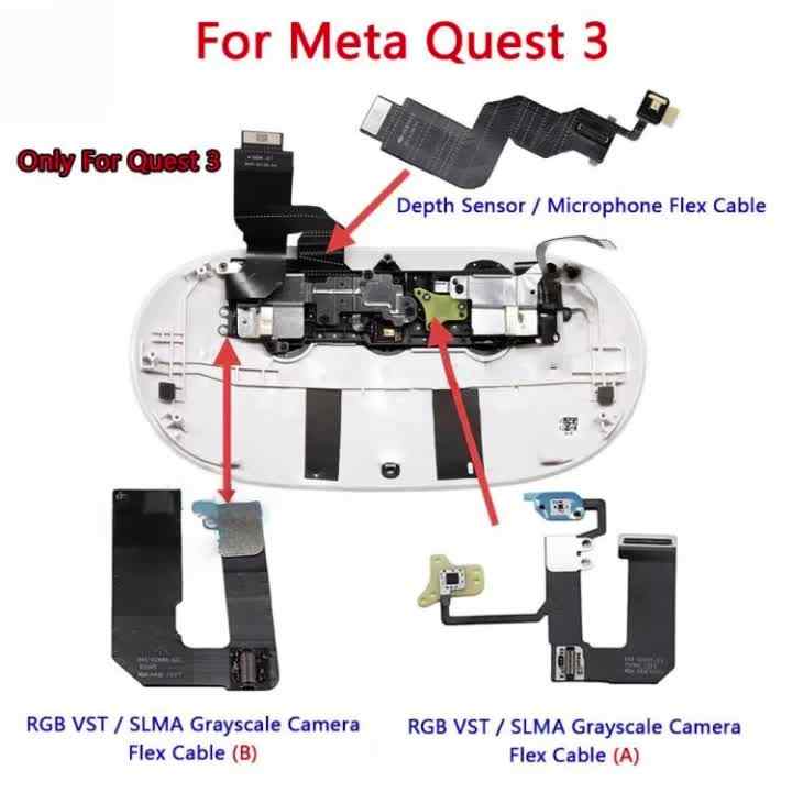 For Meta Quest 3 VR Headset Repair Parts Depth Senso Flex Cable ...