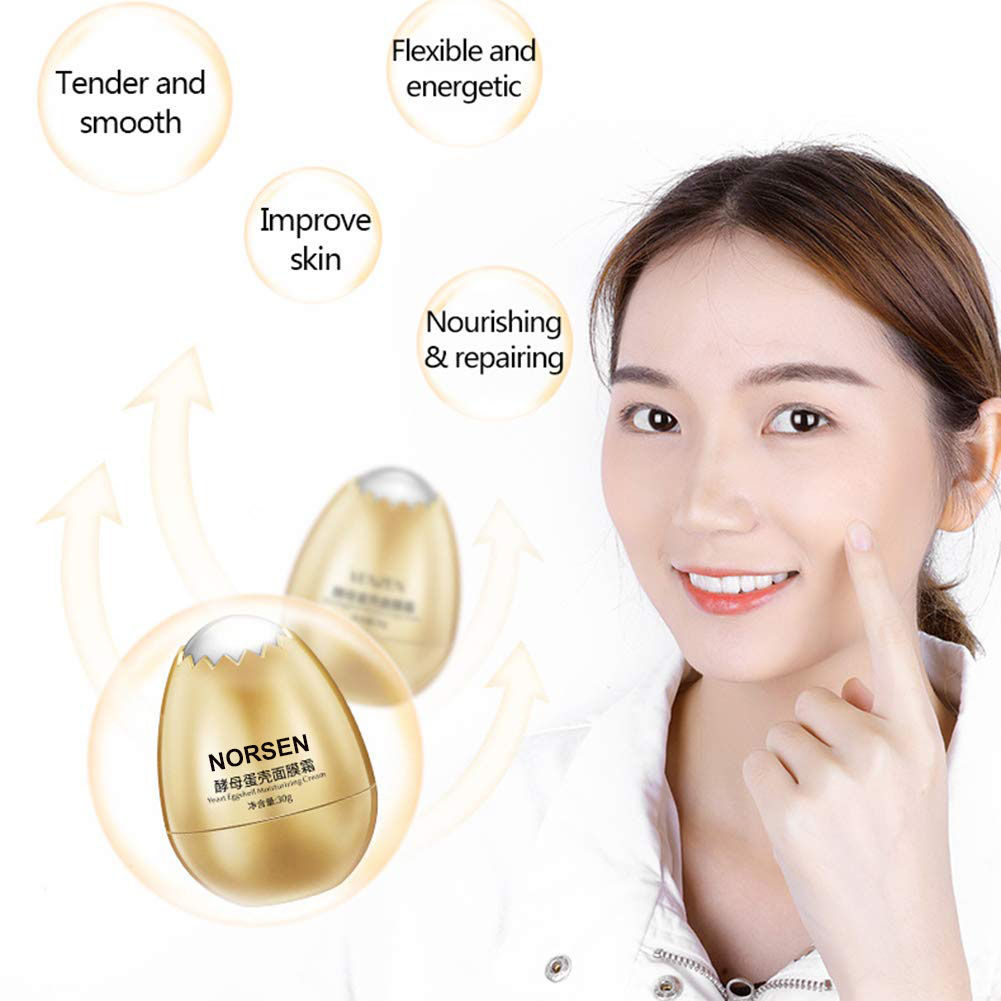 Wholesale Private Label Egg Shell Yeast Mask Cream for Moisturizing Tightening