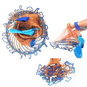 铸造捕鱼海上手渔网捕鱼