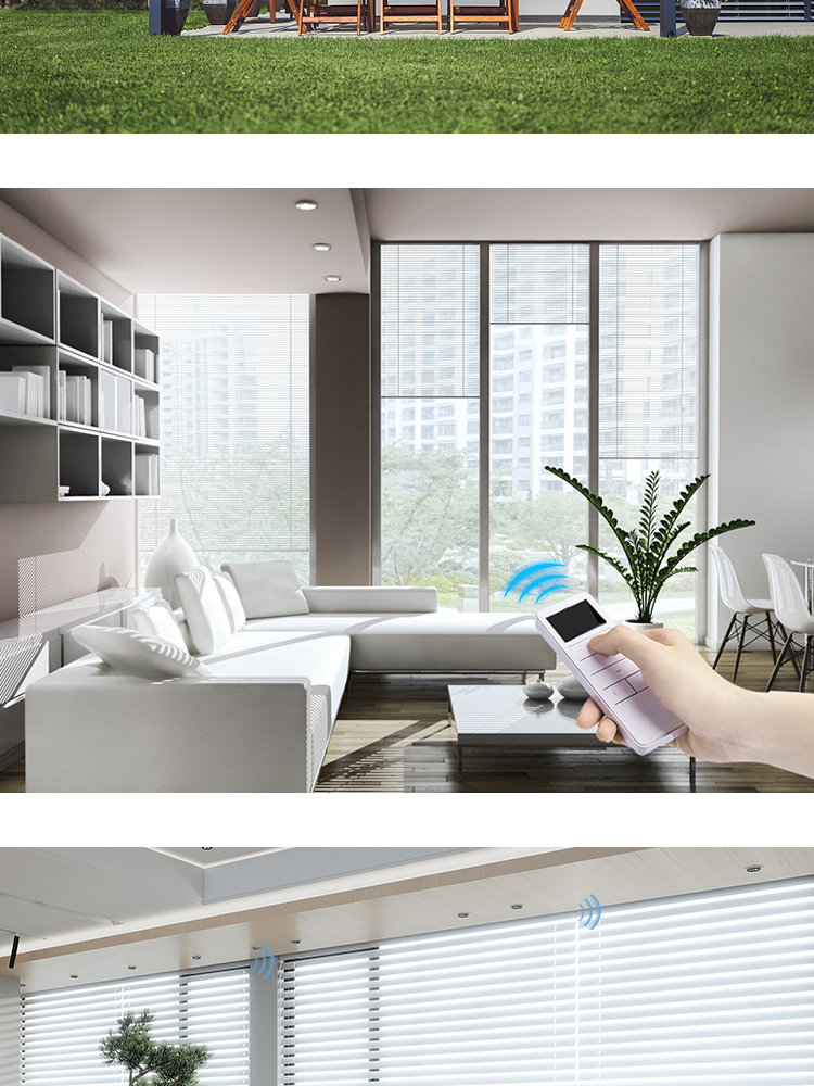 Automatic Sunshade Motorized Venetian Blind