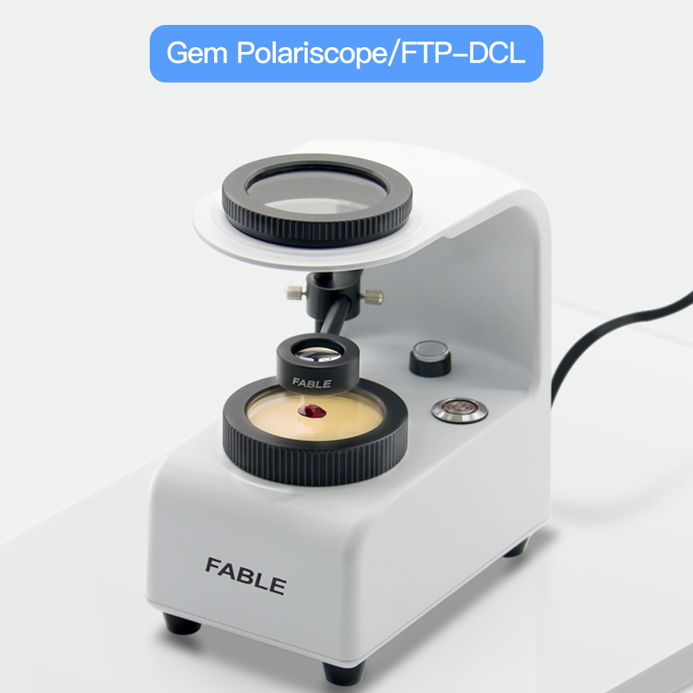 Jewelry Tool Polariscope For Gemstone Checking LED Desktop Polariscope dual light source Gem Polariscope