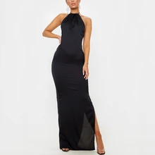celestial black and silver wrap maxi dress