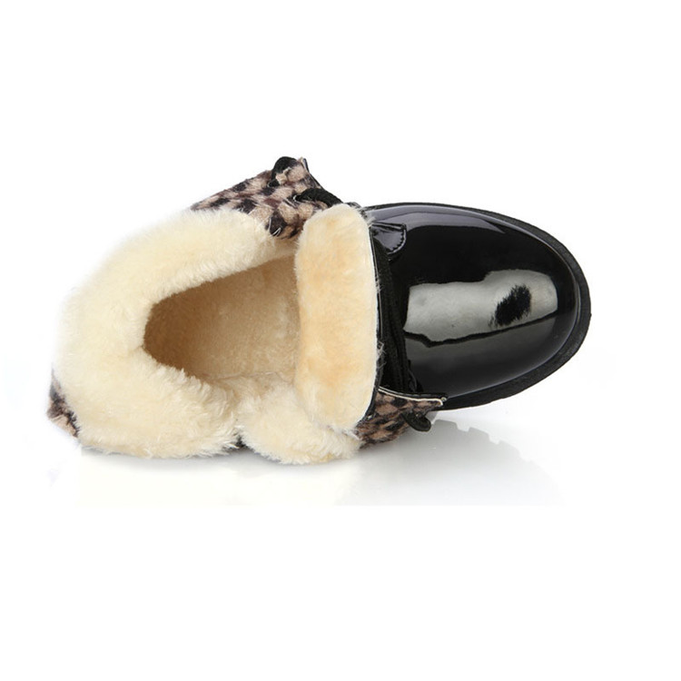 Children Shoes Martin Boots Waterproof Winter PU Leather Boys Girls Boot Kids Sneakers Casual Shoes