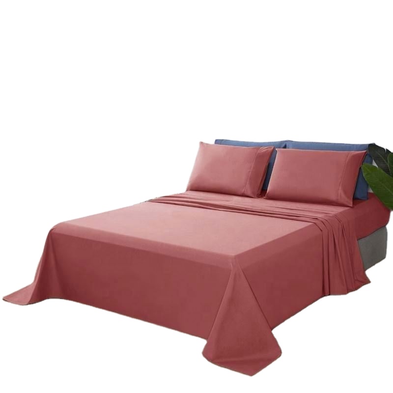 Производители тканые трикотажные 100% хлопок свадебные простыни наборы на продажу