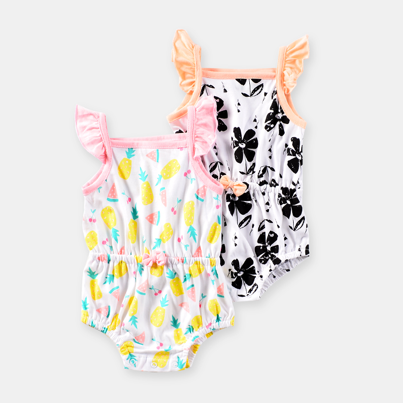 Новый дизайн платья, качественная хлопковая летняя детская одежда, домашняя одежда, милый комплект одежды для девочек