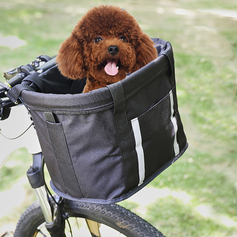 Многофункциональная дорожная сумка для домашних животных, велосипедная корзина, велосипедная Передняя оксфордская корзина, сумка-переноска