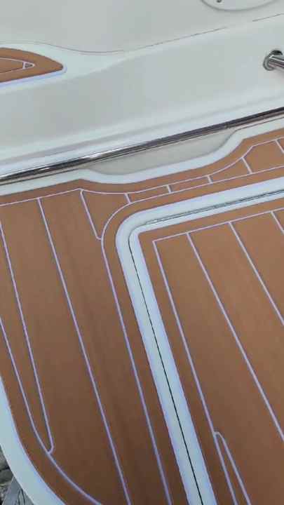 Tapis De Pont Bateau Quicksilver 755, Mousse EVA, Imitation Teck, Neuf