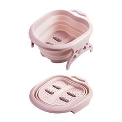 Foot Soaking Bucket Folding Basin Plastic Foaming Massage Bucket Household Sauna Bathtub Pedicure Bath Foldable Bathtub
