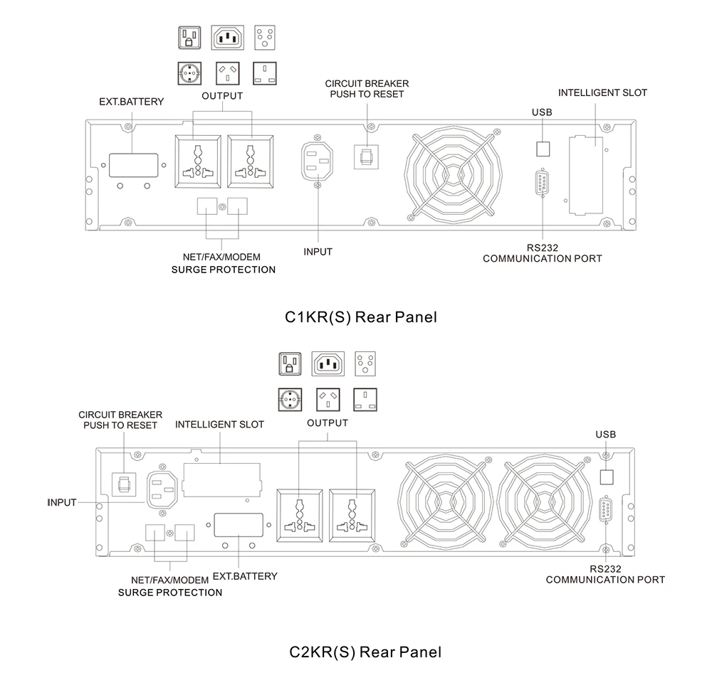 MUST UPS Uninterruptible Power Supply Rack Mounted Online UPS 10KVA 15KVA 20KVA For Computer