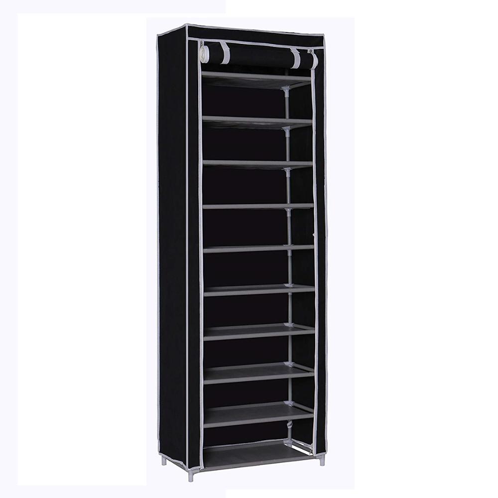 10 ярусов 30 пар обуви стойка башня Экономия места органайзер для хранения обуви