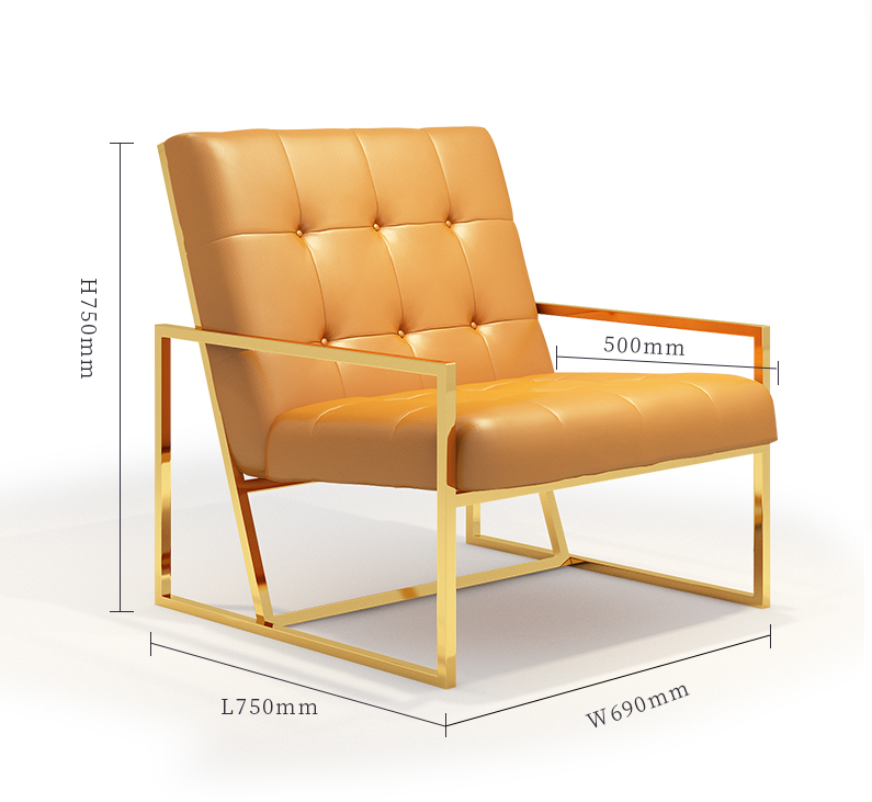 2020 كرسي غرفة المعيشة الفاخرة فندق مخزن تجاري بقية كرسي انتظار