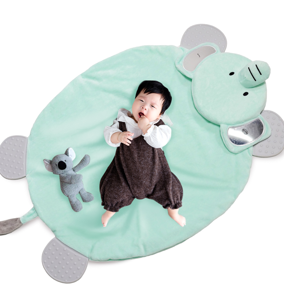 Необычный дизайнерский детский коврик Holly, игровой коврик, детский Плюшевый игровой коврик с животными, детский игровой коврик из пенопласта внутри