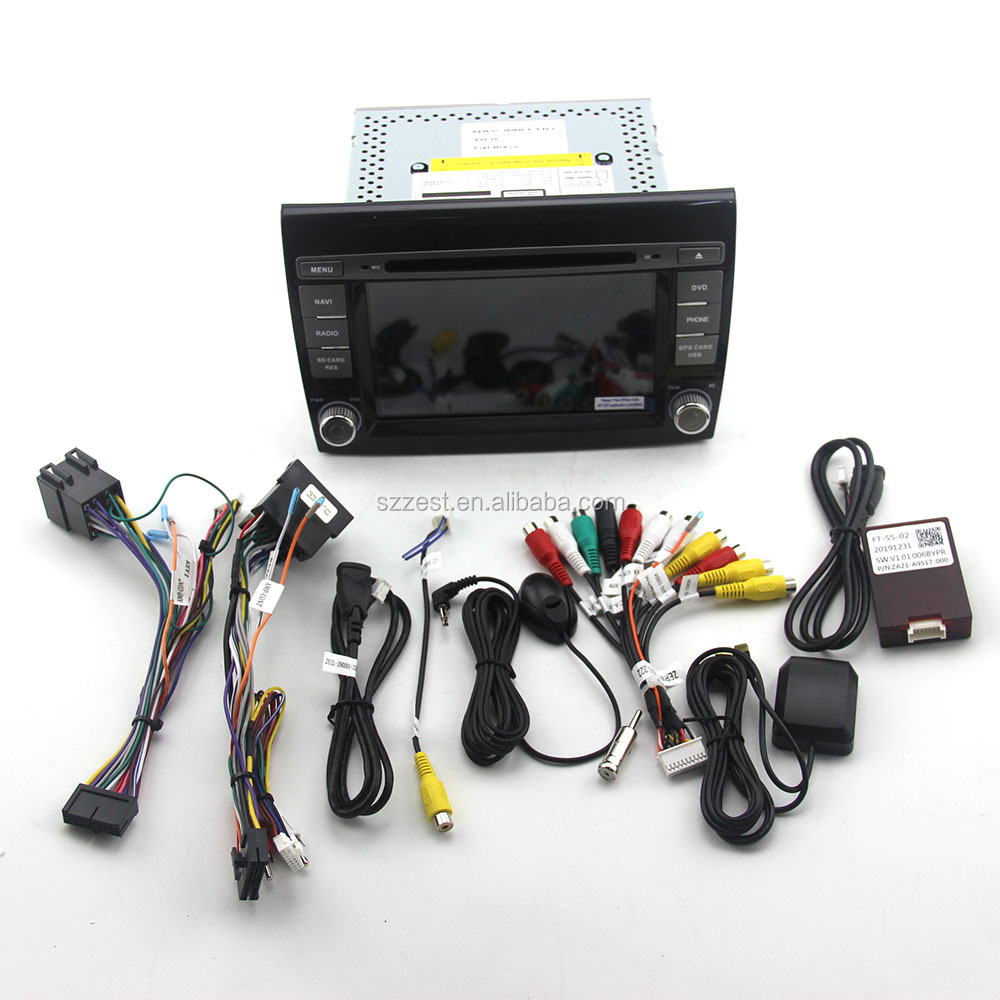 IPS DSP 2 Din Android10.0 Car Multimedia player For Fiat/Bravo 2007 2008 2009 2010 2011 2012 Car Radio GPS Navigation DVD TV 4GB