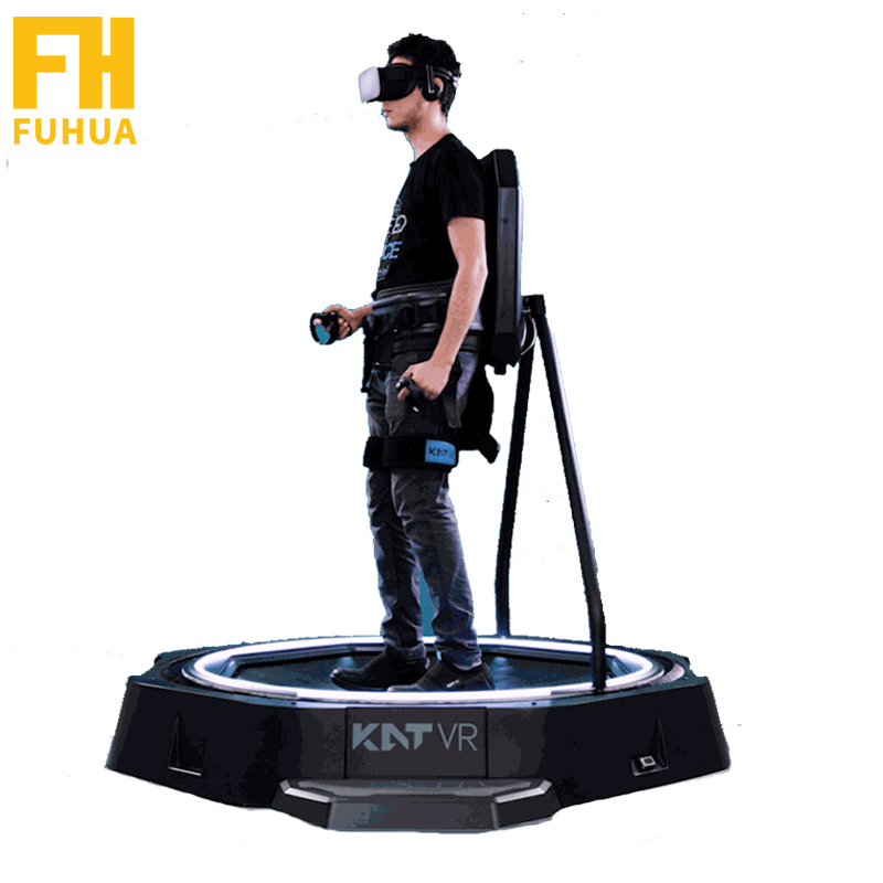 Заработанное оборудование для парка развлечений, подвижная платформа VR, Мультиплеер KAT Walk VR, беговая дорожка виртуальной реальности, игровая машина виртуальной реальности для продажи