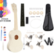solid wood 21 inch ukulele diy kit