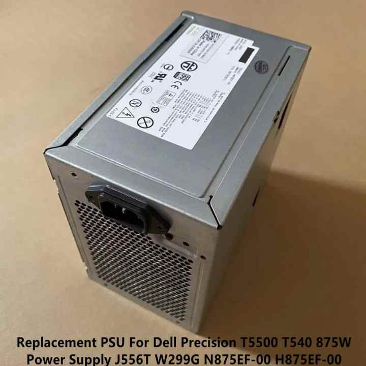 Genuine Dell Precision T5500 Alienware Aurora 875W Power Supply PSU ...