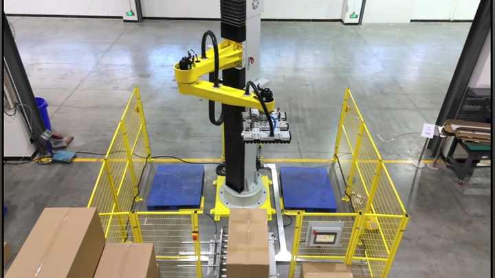 Automatic Robotic Stacker Pallet Box Carton Stacking Machine for Food ...