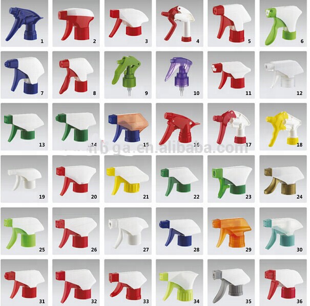 Пластиковый триггерный распылитель, 28/400,28/410, пластиковый распылитель с противовирусной головкой, в наличии