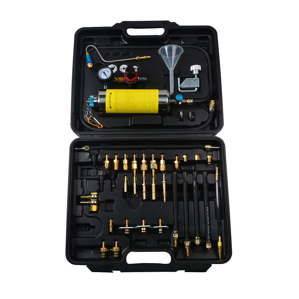 汽车汽油喷油器清洗清洁测试仪非拆卸工具包压力测试 - buy injector