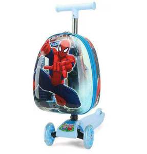 spiderman scooter suitcase