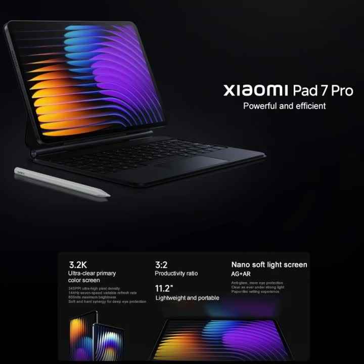 Xiaomi Pad 7 Pro - 11.2 Inch Tablet with 12GB RAM & 512GB Storage