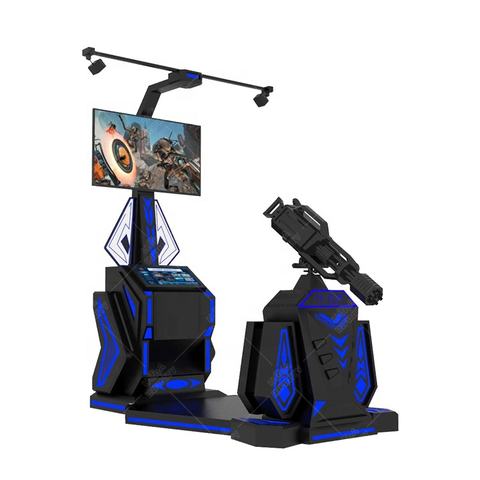 1玩家虚拟现实站立9d vr加特林枪射击游戏模拟器机器设备出售
