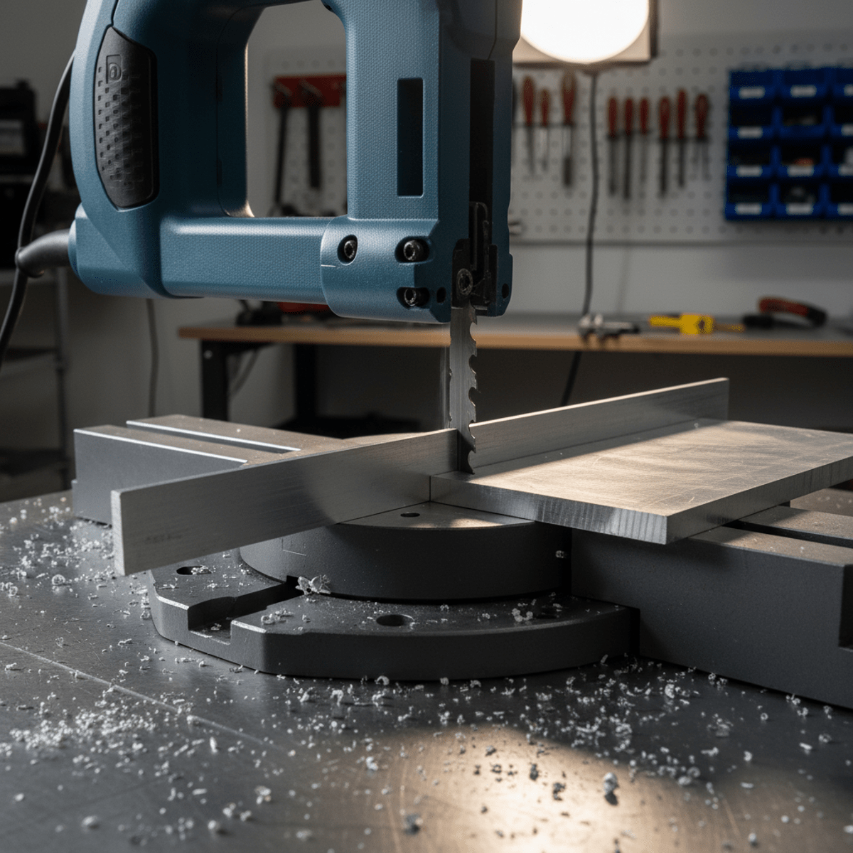 Close-up of long almond nails with bio-luminescent green glow and translucent jelly finish.