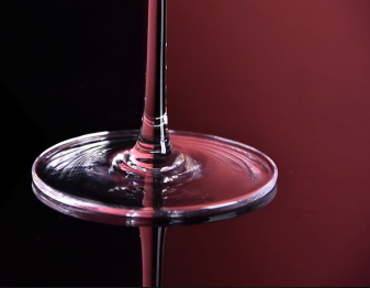 Customized logo design lead free stemless crystal wine glass