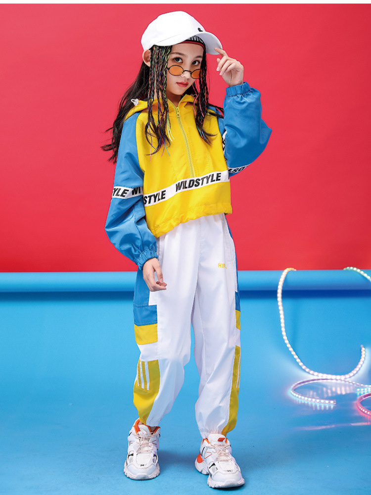 Kids Hip Hop Clothing Latest Teen Clothes Girl's Autumn Winter Hoodie Sweat Suit
