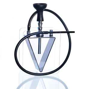 Wholesale Retail Factory Direct Trilateral Hookah Acrylic Shisha Hookah