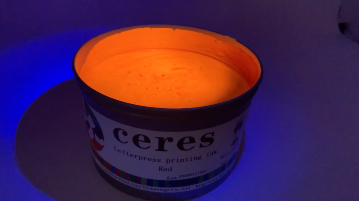 Ceres Dual Wavelength UV Ink Color Changing Invisible Ink for