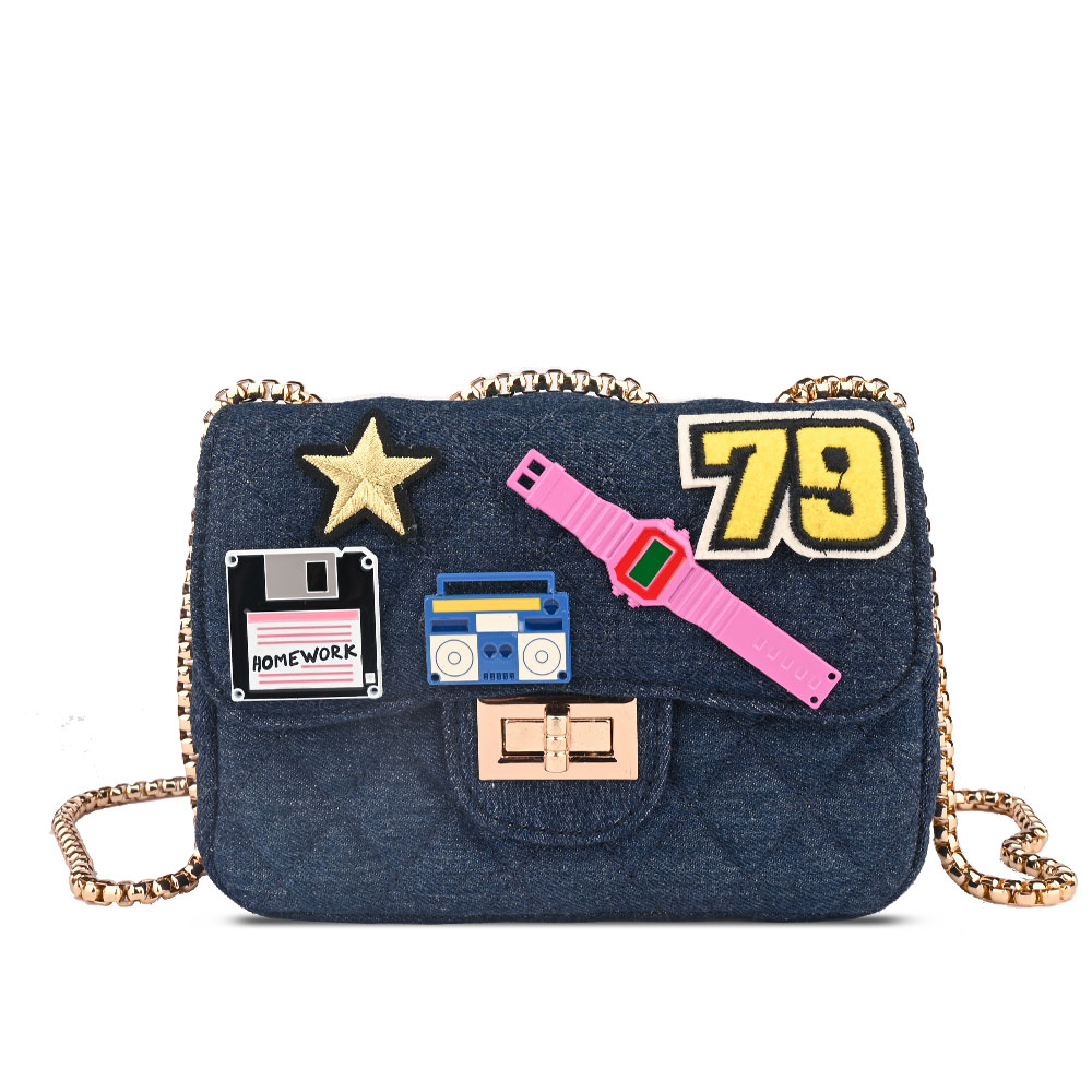 blue elegance purse