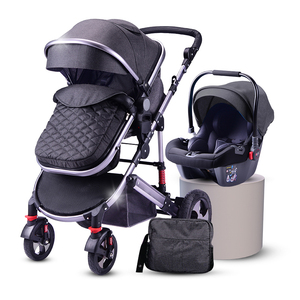 0-3 years stroller very stable not shake baby stroller Luxury 3 in 1 baby stroller for newborn baby