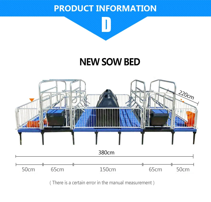 Sow Gestation Bed Galvanized Pig Farrowing Crates Pen Pig Flooring Stall Farrowing Bed Sow Equipment for sale