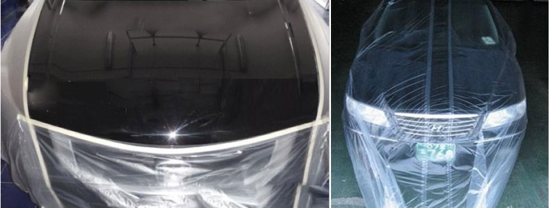 4mx300m Whole Car Protective HDPE Film For Auto Paint Masking