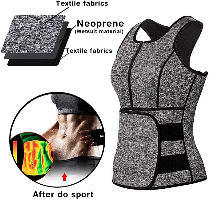 High Quality Hot Women Corset Bodyshaper Cincher  Waist Trainer Custom  Neoprene Slimming Sweat Belt Body Shaper Vest