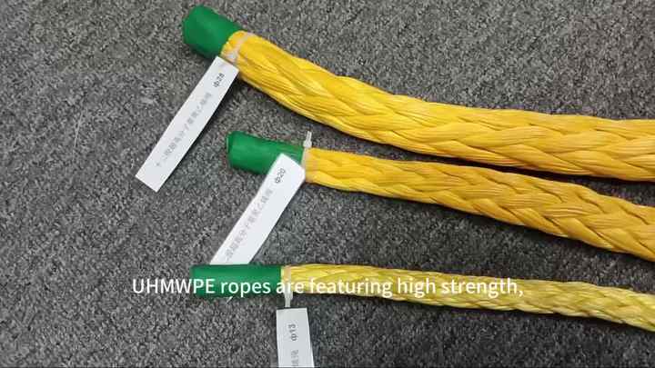 HMPE Mooring Rope 12 Strand UHMWPE Ultra High Molecular Weight ...