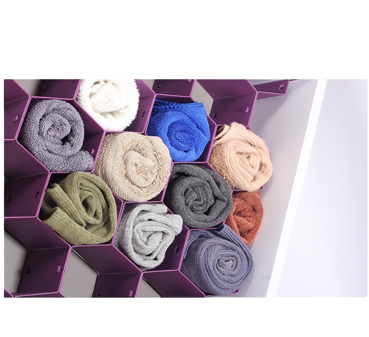 Лидер продаж, Пластиковый Регулируемый разделитель, органайзер для ящиков, разделитель для нижнего белья, носков, бюстгальтеров, галстуков