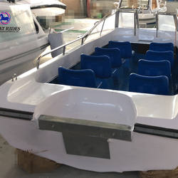 factory price hot sale in Malaysia 8 persons 17ft 5.2m small passenger fiberglass speed boat for sale