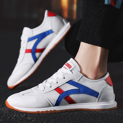 Белые спортивные кроссовки, популярные легкие кроссовки для гольфа, тенниса, сетчатые кроссовки большого размера для мужчин