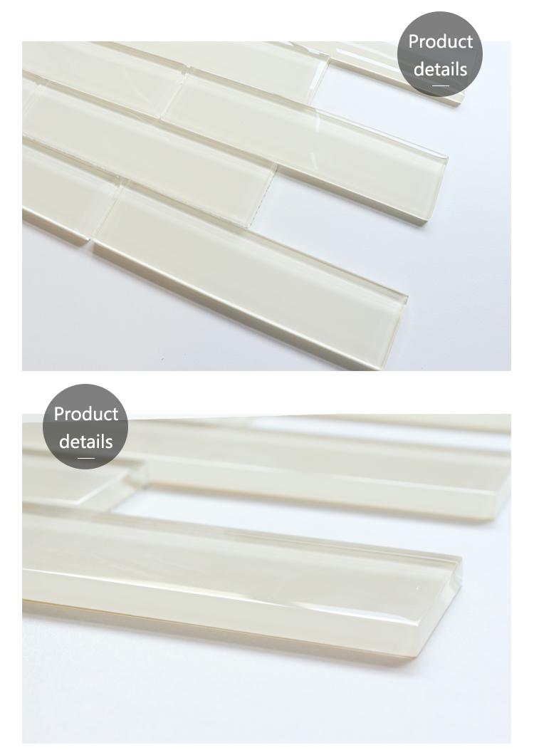 Glass Mosaic Pool Tile 8Mm White  For Swimming Pool 300x300mm