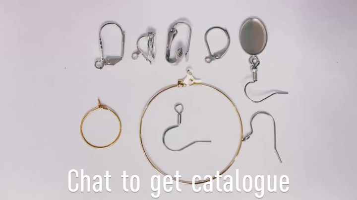 Stainless Steel Earring Base Ear Wire Hook Earring Posts Pearl Cup