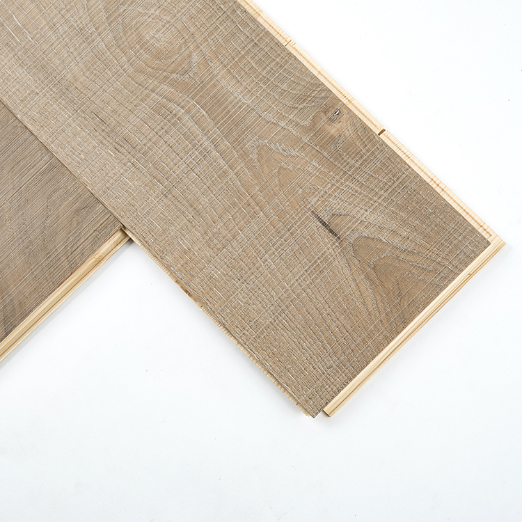 Customized wood flooring solid engineered white oak modern gray color wood flooring