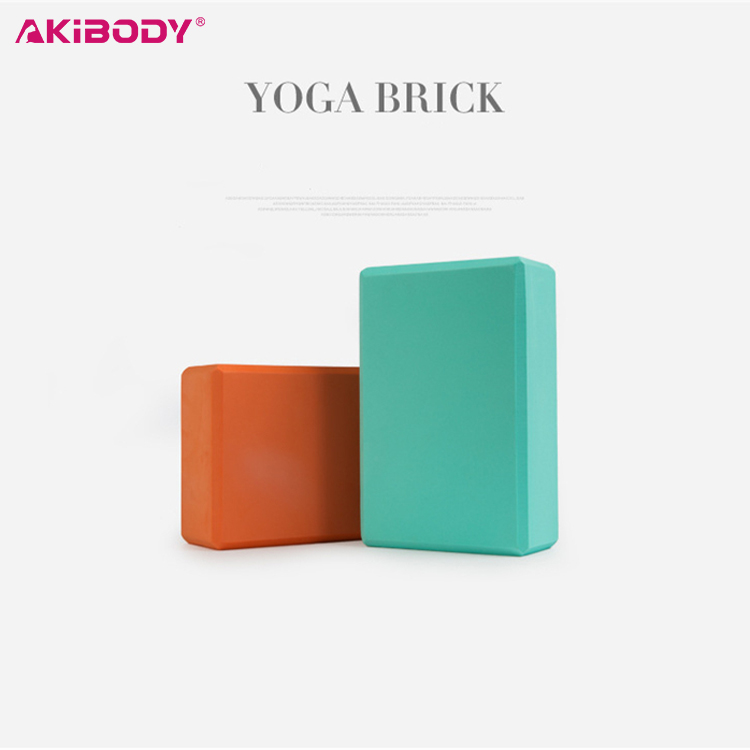 Корк деревянный Ева изготовленный на заказ логотип эко высокой плотности пены Eva Йога блоки улучшить прочность и баланс и гибкость помощи